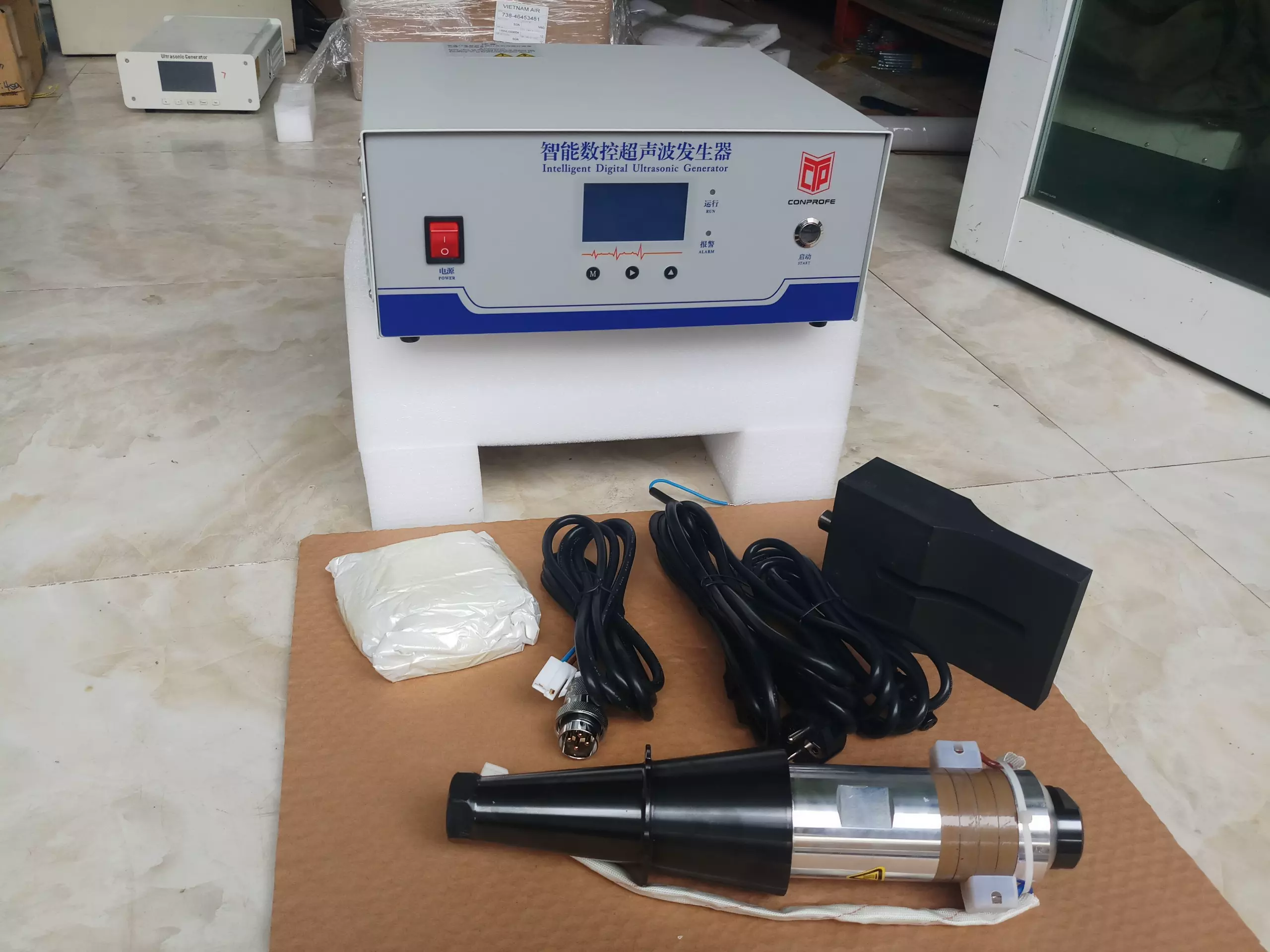 Máy Hàn Siêu Âm 15khz 2600w Búa Hàn 110mm x 20mm